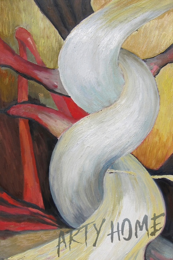 Vnitřní síla, olej, 50x70 cm